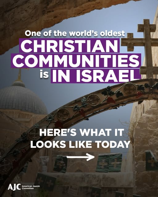 Israel is home to one of the world's oldest Christian communities. 
 
They worship freely, hold public office, and play an active role in…