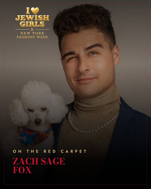 I ❤️ JEWISH GIRLS is proud to present… on the red carpet, ZACH SAGE FOX! @zach.sage

The first Jewish runway in the history of New York F…