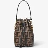 Fendi Fendi Women's Mon Tresor Mini Leather Bucket Bag