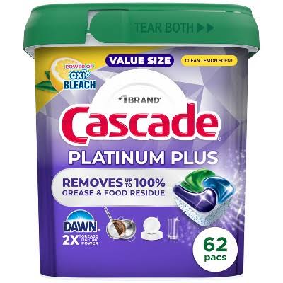 Cascade Platinum Plus Dishwasher Detergent Pods
