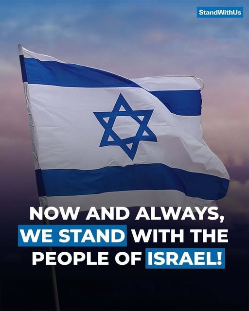 Now and always, we stand with the people of Israel. 

Am Yisrael Chai!