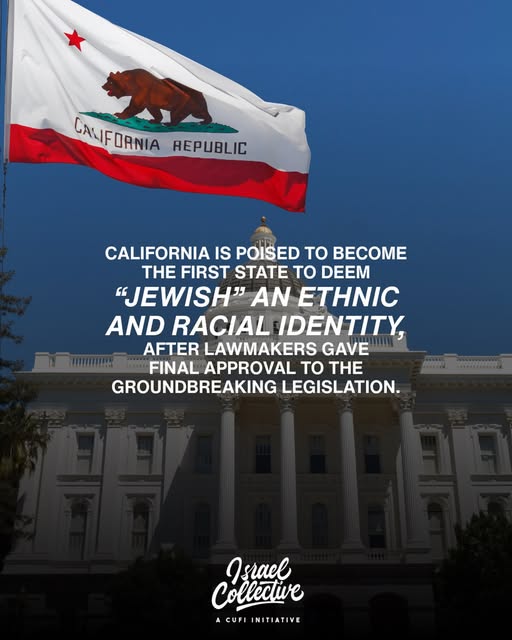 The SB 1387 bill, which would expand the definition of ethnicity “to include Jewish identity” in demographic data collection, will now he…