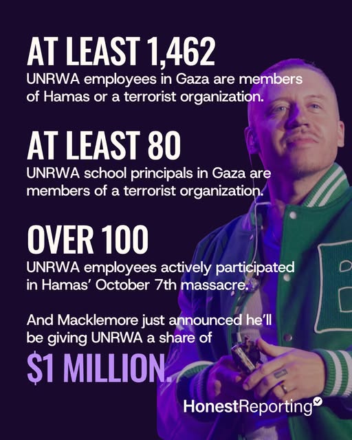 Macklemore condemned Hamas once. On October 19, 2023. 

In the same post, he accused Israel of collective punishment.

He never talked ab…