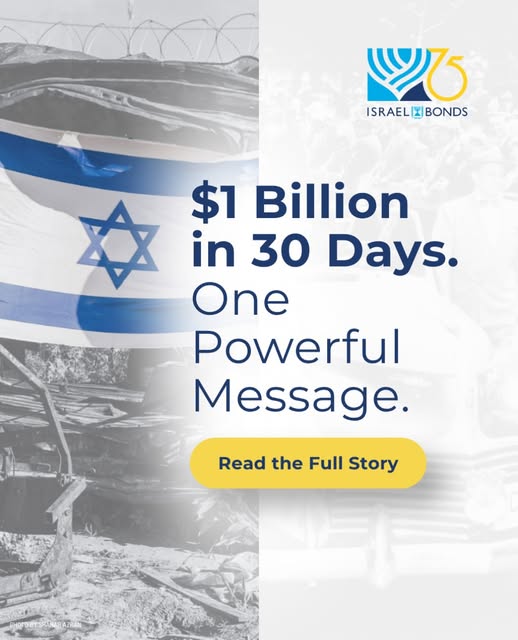 Standing Strong With Israel.

Within 30 days of October 7, our investors jumped into action by securing more than $1 billion in investmen…
