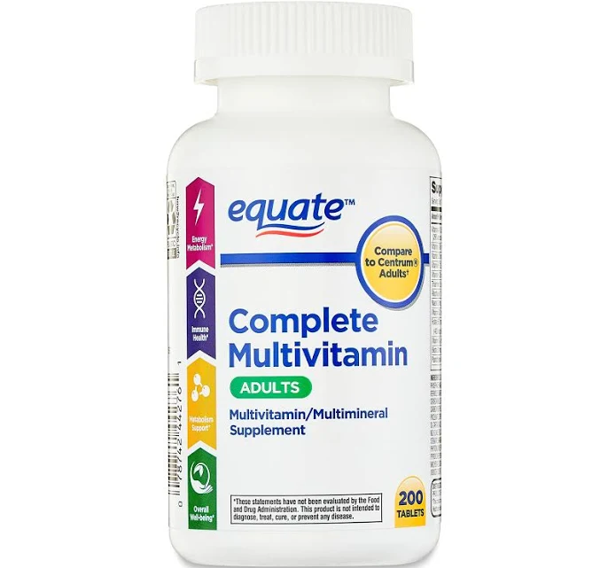Equate Complete Multivitamin Tablets