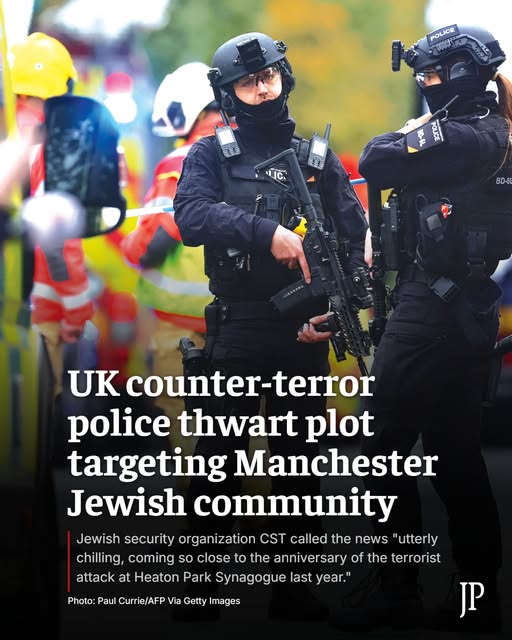 Police disrupt suspected plot against Manchester's Jewish community

UK counter-terrorism police arrested two men in their 30s in central…