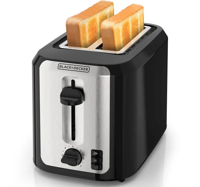 Black+decker 2-Slice Toaster, with Extra-Wide Slots and Bagel Function