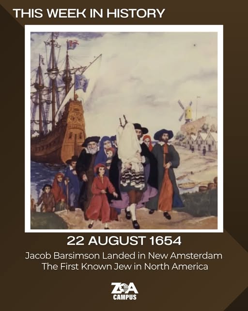 On August 22, 1654, Jacob Barsimson stepped off a ship called the Peartree in New Amsterdam, becoming the first known Jew to set foot in…