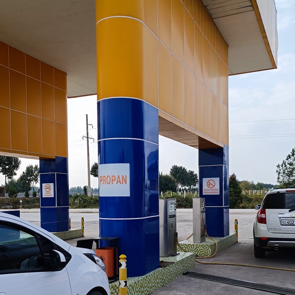 Gas station Oil and Propan