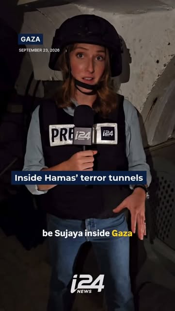 i24NEWS Correspondent @nicolezedeck_news reports from underneath Gaza- within the few Hamas terror tunnels that are still intact and unde…