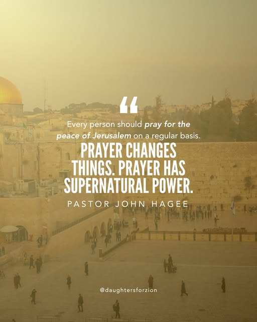 Prayer is one of the most powerful ways we can stand with Israel. When we pray for the peace of Jerusalem, we join believers around the w…