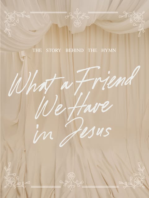 Before it became a hymn sung around the world, “What a Friend We Have in Jesus” was a simple poem written to comfort a mother. That’s wha…