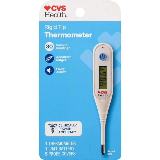 CVS Health Rigid Tip Digital Thermometer