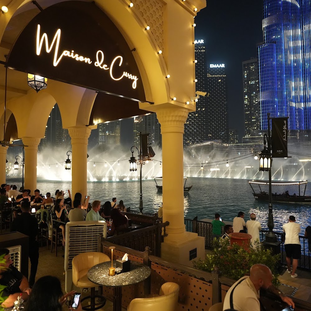 Maison De Curry | Restaurant with the best views of Burj Khalifa & Dubai Fountains