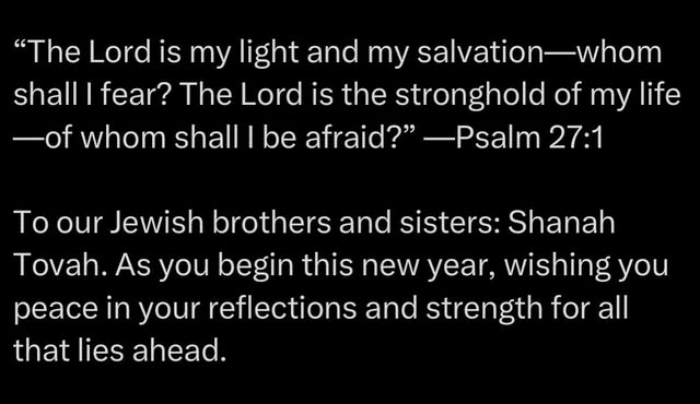“The Lord is my light and my salvation—whom shall I fear? The Lord is the stronghold of my life—of whom shall I be afraid?” — Psalm 27:1…