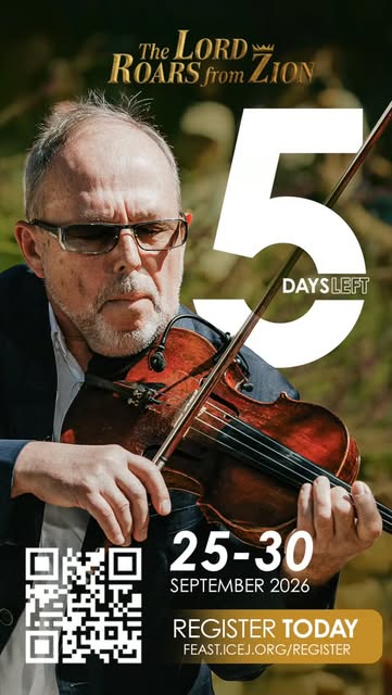 ⏳ 5 DAYS TO GO! 🦁 
Jerusalem is calling! In just 5 days, believers from around the world will gather for the Feast of Tabernacles 2026 t…