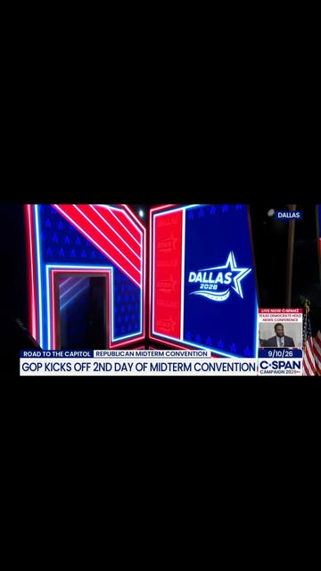 WATCH my speech at the Republican Midterm Convention this afternoon!