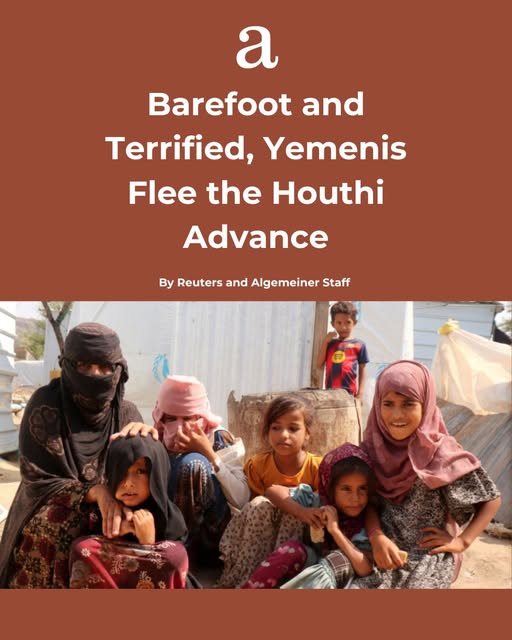 More than 115,000 Yemenis are on the move after a rapid Houthi advance reignited fighting in the country’s long-running civil war.

Rawya…