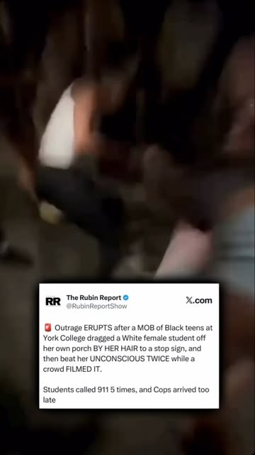 🚨ABSOLUTE CHAOS as a bunch of teens brutally drag and beat a female student on her own porch!