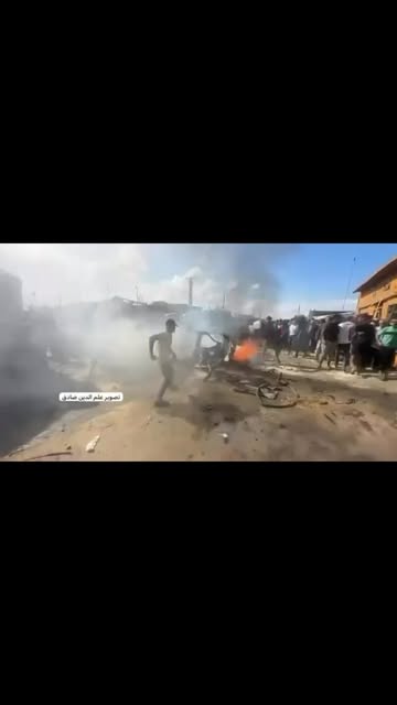 🔥 BREAKING: Footage reportedly shows the aftermath of an Israeli strike targeting terrorists in Khan Yunis.

As Hamas continues violatin…