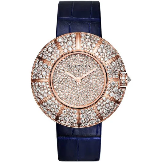 Tiffany & Co. Tiffany 57 Rose Gold Diamond Watch