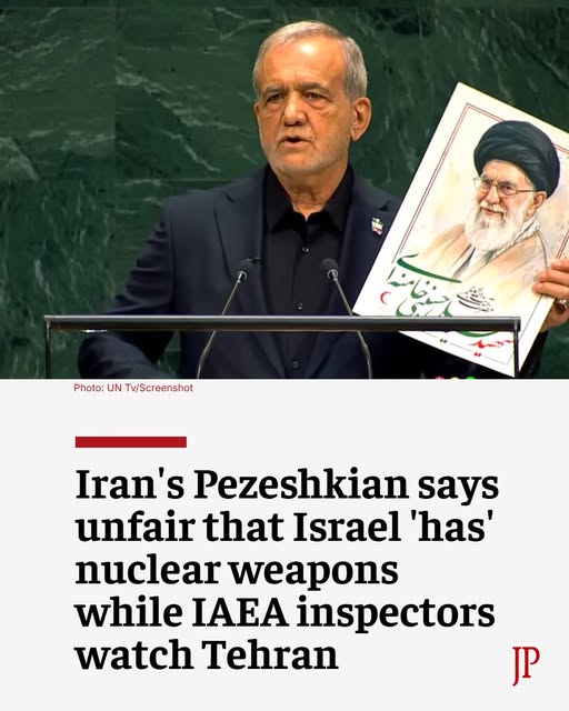 Iran's president condemns Israel at UN General Assembly

Iranian President Masoud Pezeshkian told the 81st UN General Assembly on Wednesd…