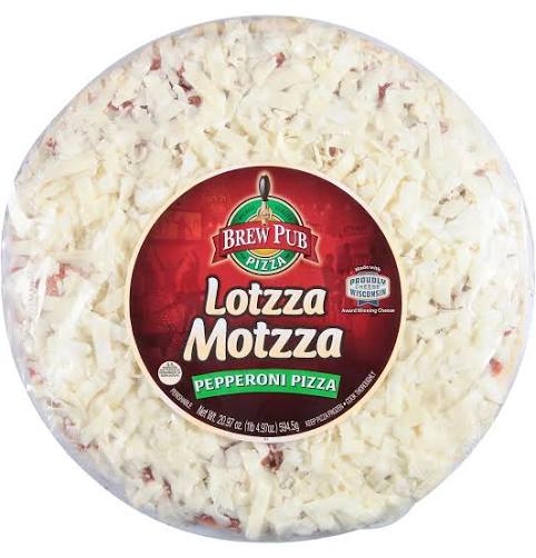 Brew Pub Lotzza Motzza Pepperoni Frozen Pizza