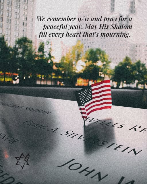 May the memory of the precious lives lost on 9/11, and in the days that followed, forever be a blessing. We pray for all who mourn and fo…