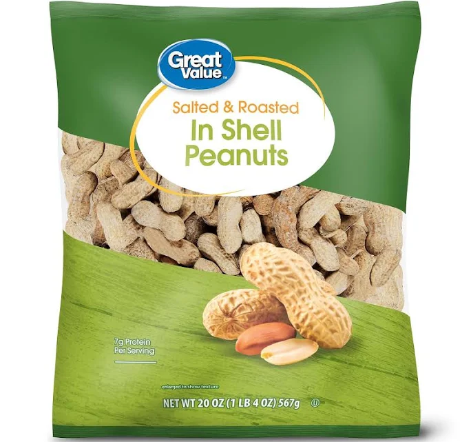 Great Value Salted & Roasted in Shell Peanuts