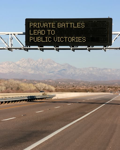 Every calling comes with a private battle attached to it. Win that one, and the public victory follows. Watch today’s message, ‘Private B…