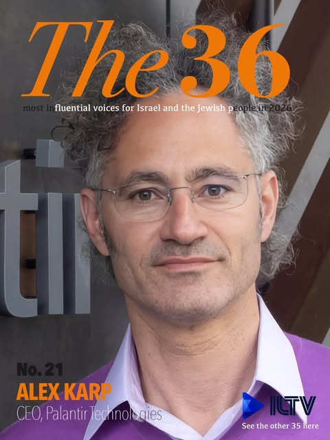 “The CEO Putting Technology Behind Israel”

Chosen for putting cutting-edge technology and Silicon Valley influence behind Israel: Alex K…
