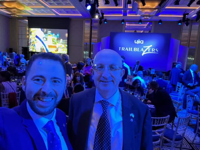 Team BOD at another brilliant @ujiacharity dinner, connecting the next generation of British Jews to the people of Israel. Here’s to a 57…