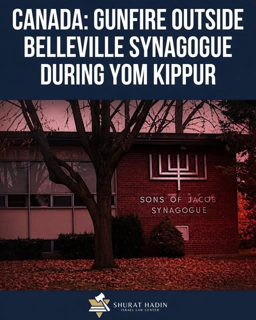 A gunman opened fire outside a Canadian synagogue as Jews gathered for Yom Kippur.

The attacker allegedly fired at a police officer stat…