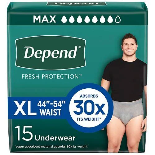 Depend Fit-Flex Incontinence Underwear for Men