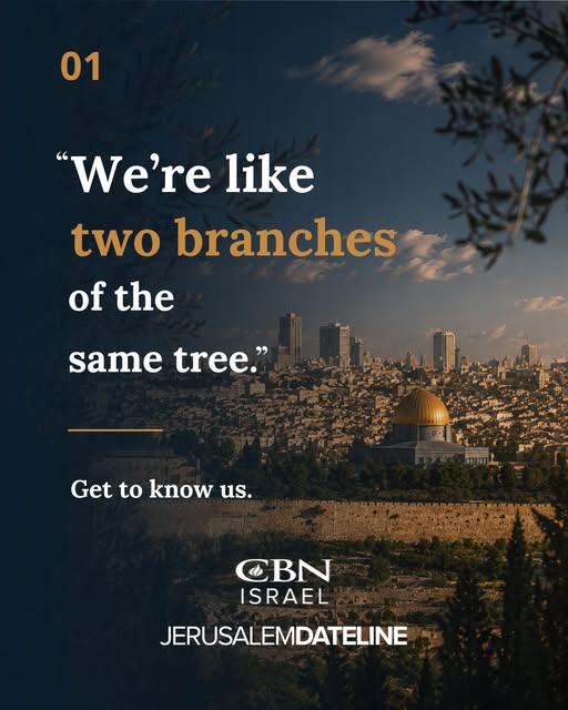 Two branches of the same tree. 🌿

For 25 years, one voice has told the truth about Israel. 
And we believe that truth must be put into p…