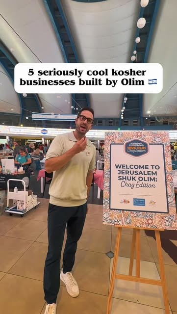 5 kosher food businesses at Shuk Olim and every single one was started by an Oleh 🇮🇱

Coming to a new country and building something fr…