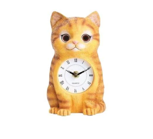Arena Cat Clock with Moving Eyes