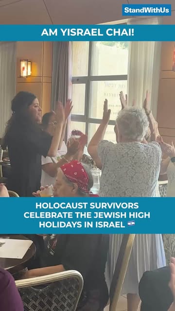Holocaust survivors dancing in Israel on the high holidays, full of life and joy. 

Am Yisrael Chai 🇮🇱