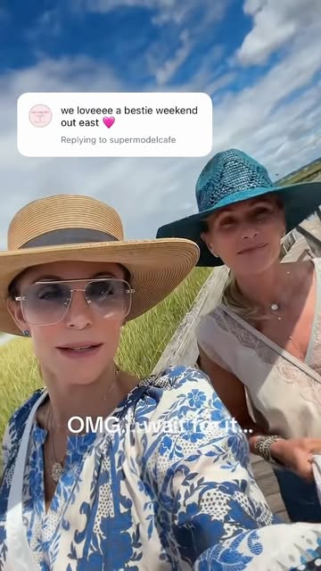 I guess my high school bestie is good luck, because how did we just see this in the wild… beyond #supermodel #supermodelcafe