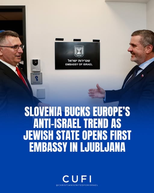 Israel has opened its first embassy in Slovenia, deepening ties with the Alpine EU member as a growing number of European governments tur…