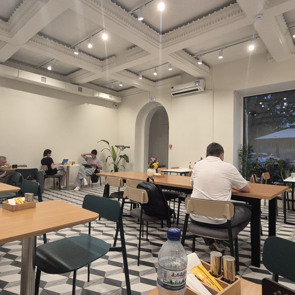 Vanilla coffee shop