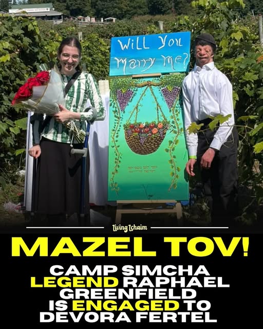 Camp Simcha legend Raphael Greenfieldis engaged to Devora Fertel from Cleveland! The two met at a Shabbaton sponsored by Wayne & Denise C…