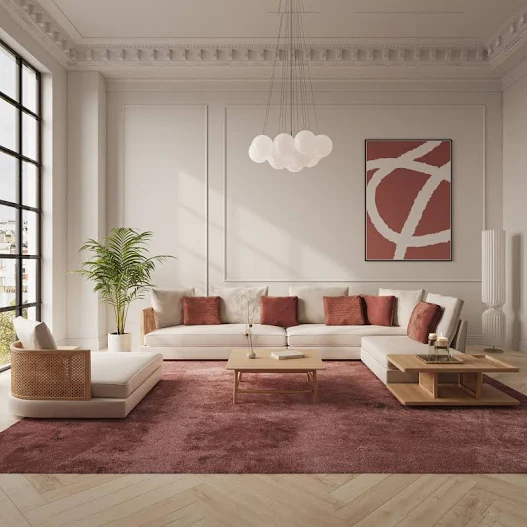 2Modern Gebruder Thonet Vienna Mon-Ile Sectional Sofa in White | Modern Sofa