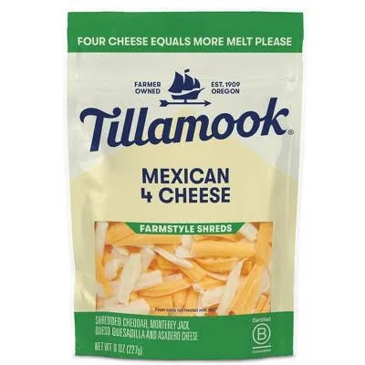 Tillamook Mexican 4 Cheese Shredded