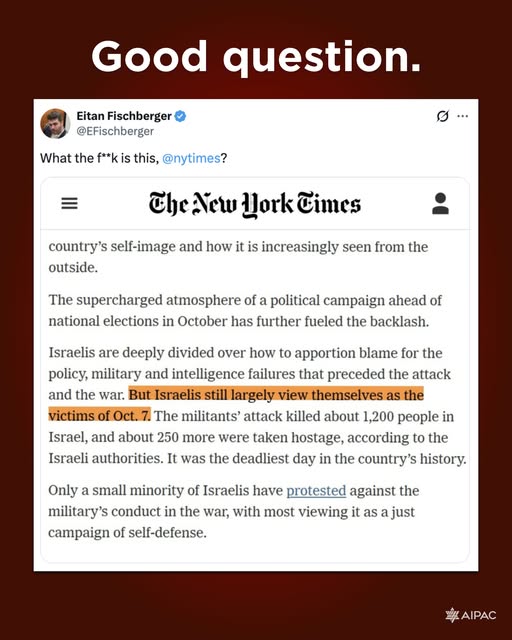 In what world were Israelis not the victims of Hamas' terror attack on October 7?

On October 7, Hamas raped, tortured, murdered, and kid…