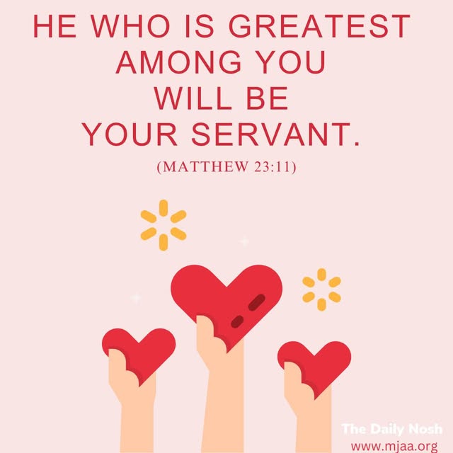 www.mjaa.org
The Daily Nosh by Joel Chernoff: For I long to see you, so I may share with you some spiritual gift to strengthen you. (TLV)…