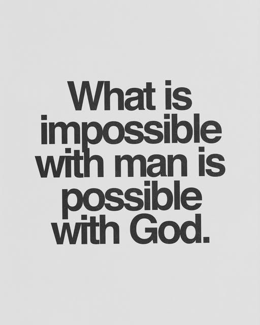 What you cannot do in your own strength, God can do. Keep praying, keep believing, and trust Him with what is beyond your reach. What is…