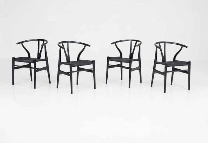 Carl Hansen Wishbone CH24 Armchair Set Of 4
