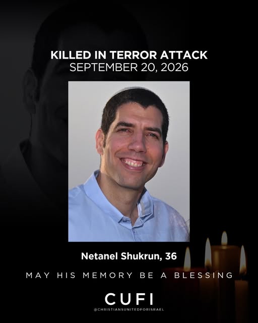 A Palestinian terrorist shot and killed Netanel Shakron, a father of six, near Neveh Tzuf in the Binyamin region of Samaria on Sunday, on…