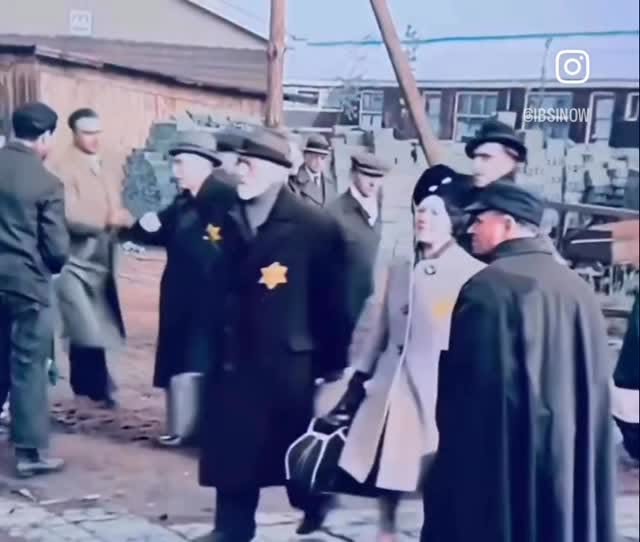 Color doesn’t soften the truth.
These are Jewish families being marked, loaded, and sent to their deaths in 1942.
They had names.
They ha…